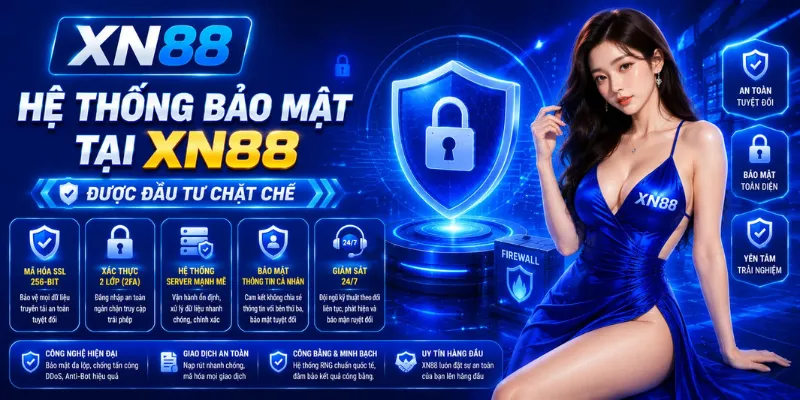 Hệ thống bảo mật tại XN88 được đầu tư chặt chẽ